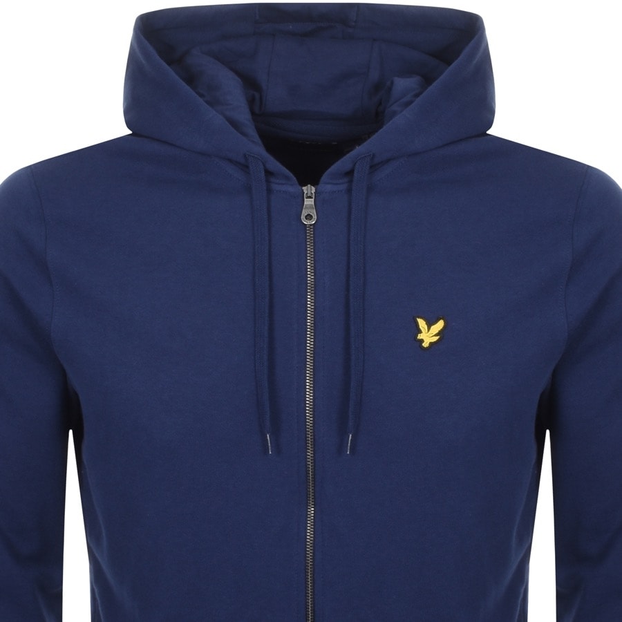 Alternative Image for ProductLyle And Scott Full Zip Hoodie Navy2